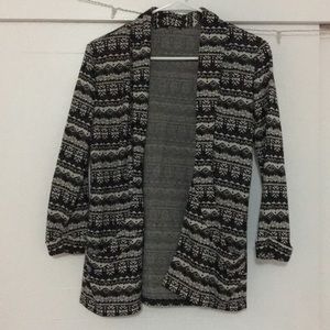 Patterned blazer